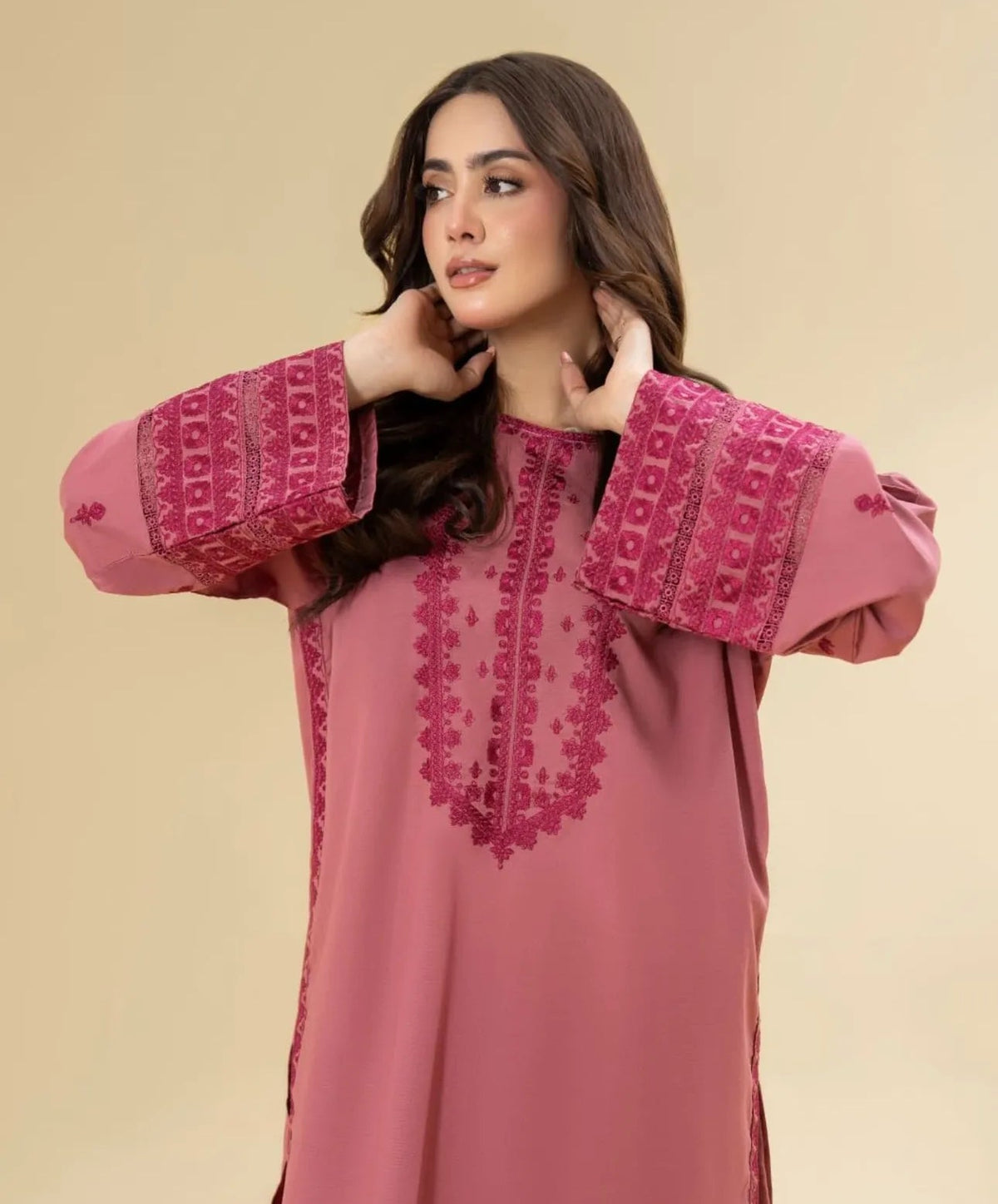 Noori 2piece Embroidered Stitched