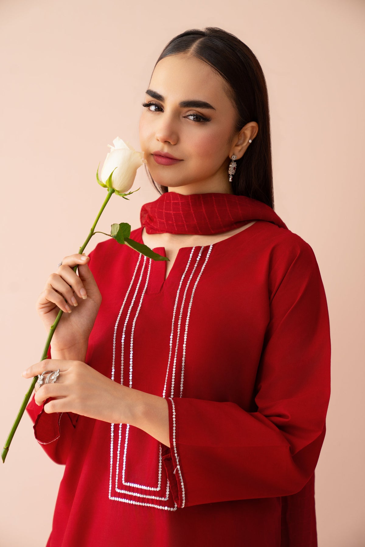 Aashii 3piece Embroided Stitched