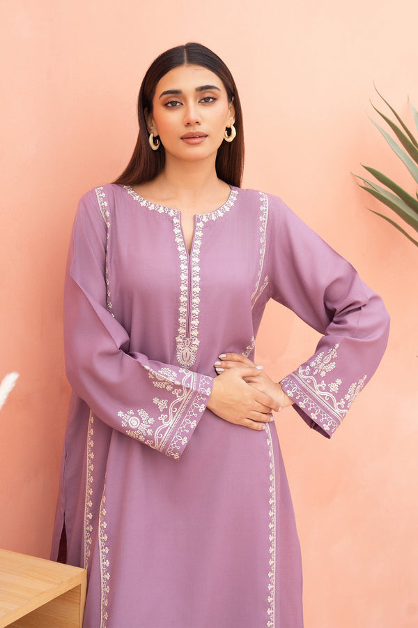 Lilac Dream Embroidered 2-Pc