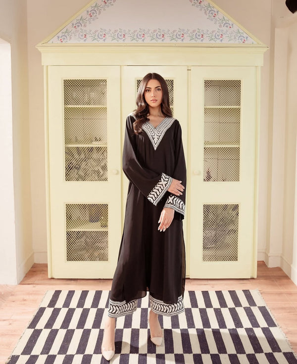 Jasmine Embroidered 2-Piece Stitched Suit for Women | Summer Collection