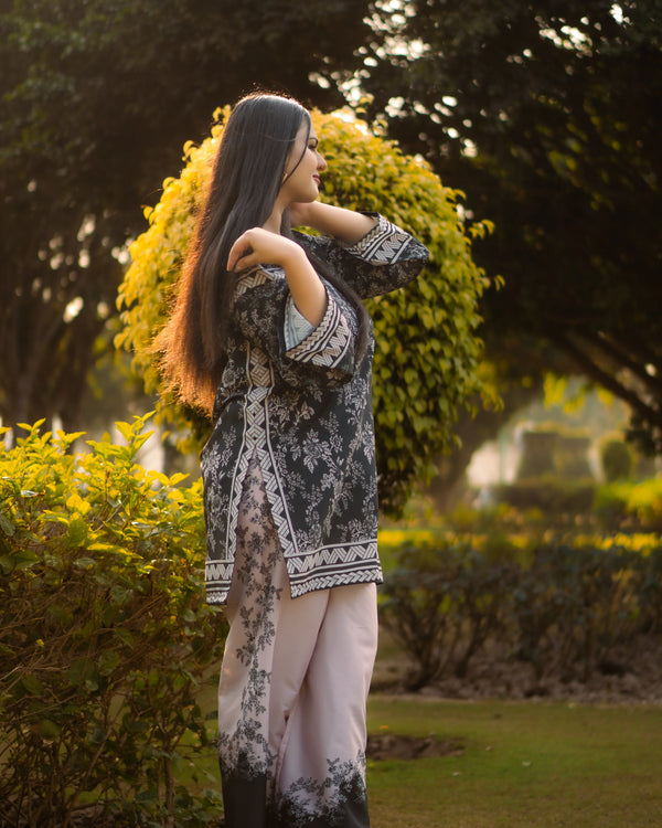 MK Black Stitched 2Pc