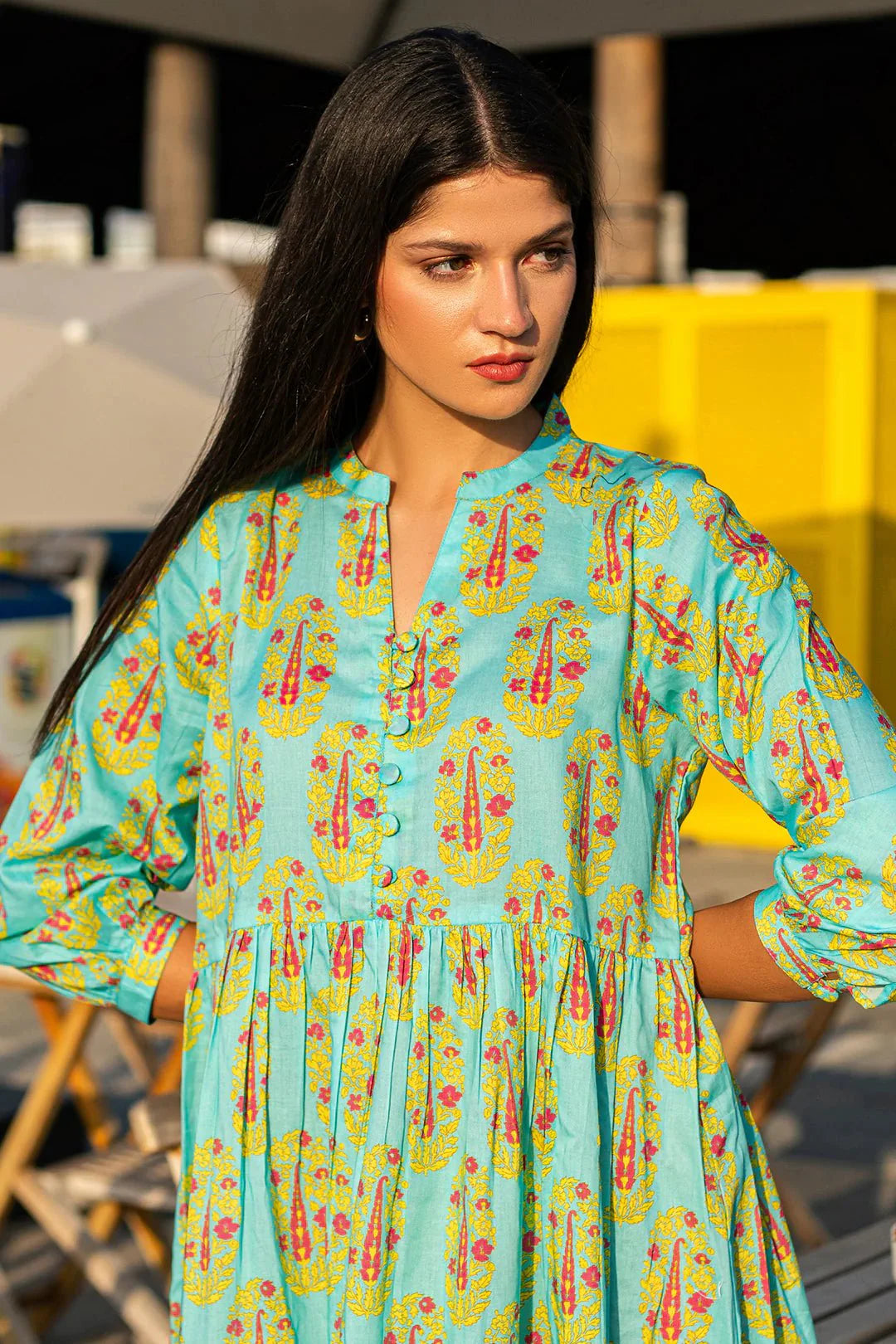 Frock Fruti Stitched Winter - Sajfi Closet