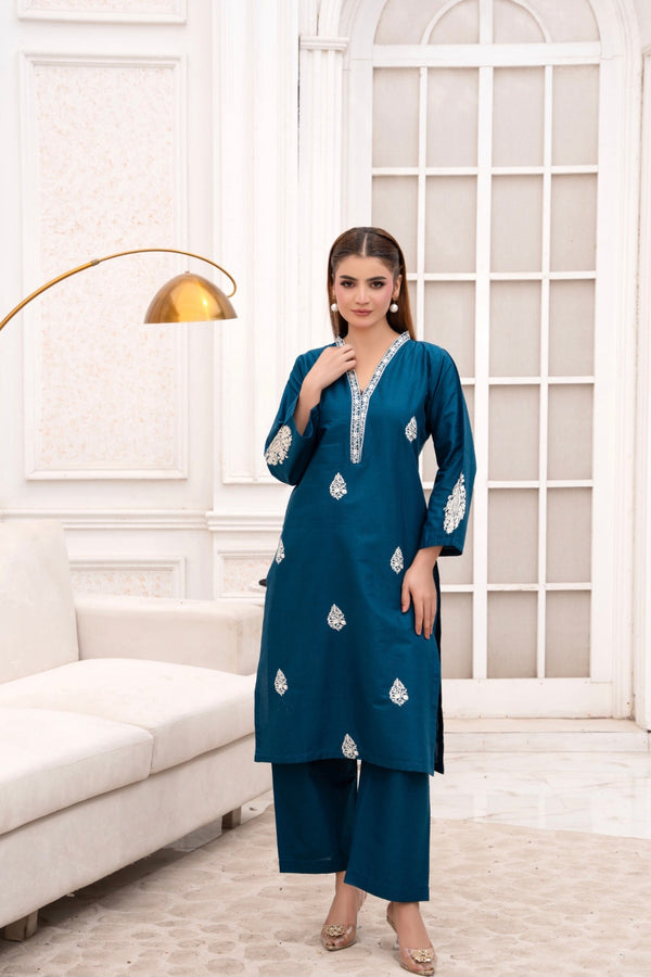Zimal Embroidered 2Pc